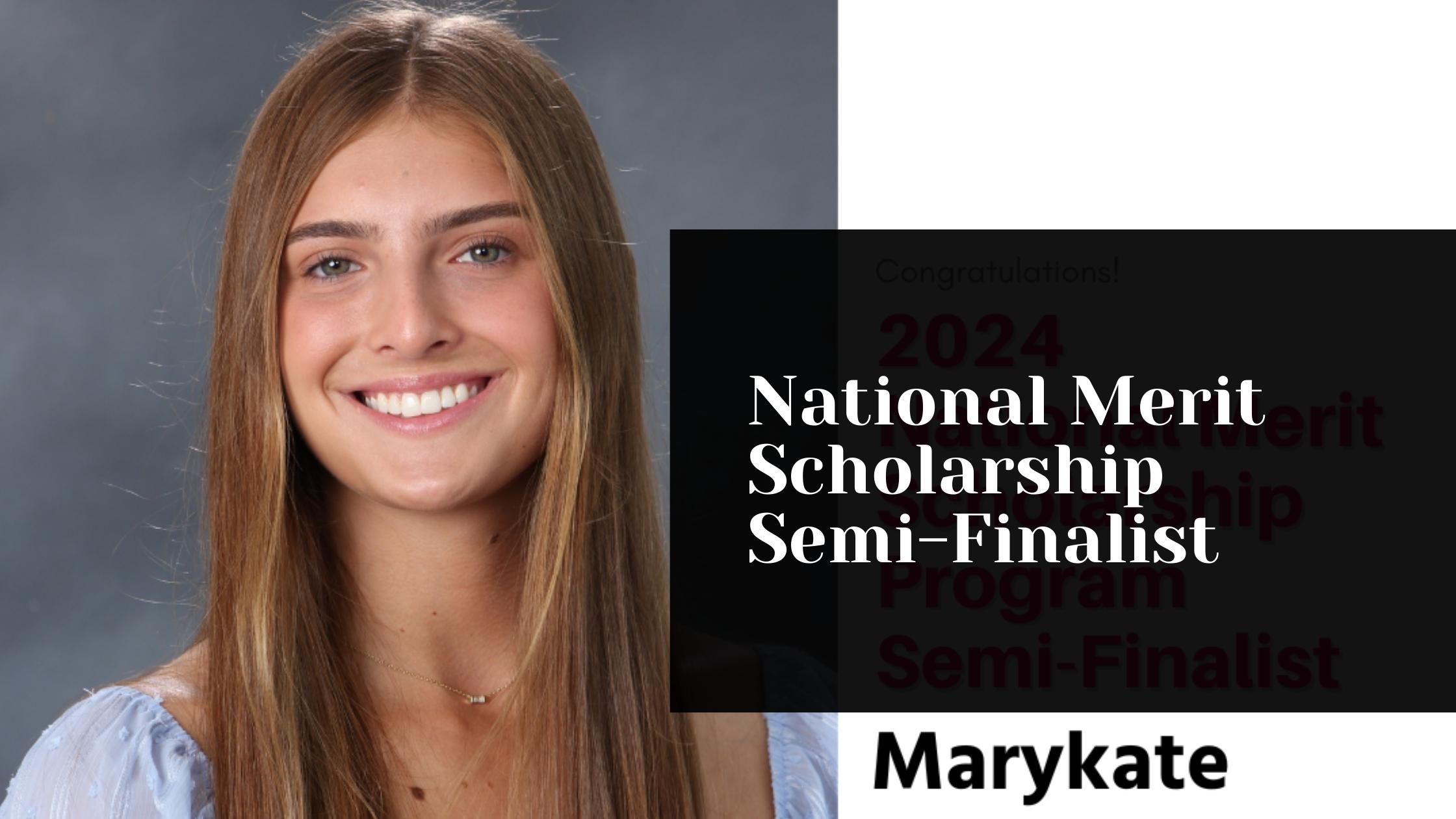 Marist Student 2024 National Merit Scholarship SemiFinalist Marist